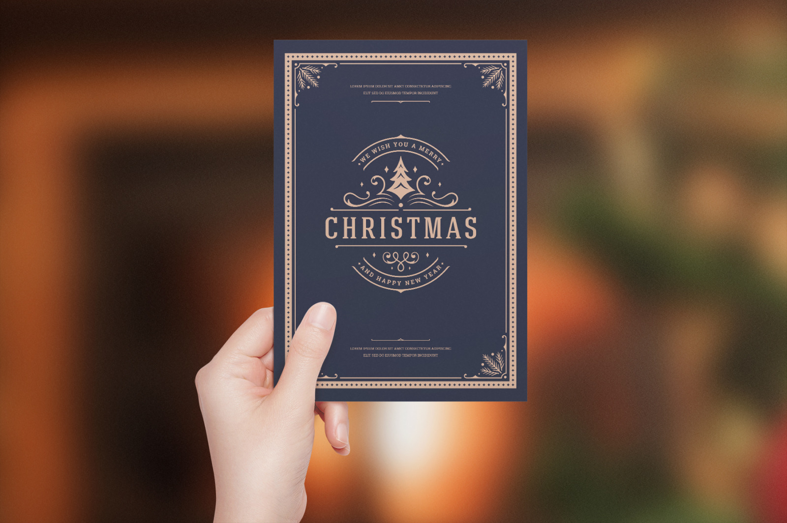 5 Christmas Greeting Cards 5 Christmas Greeting Cards