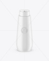 Glossy Plastic Bottle - Half Side View