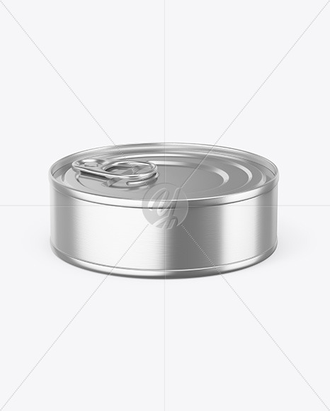 Tin Can With Pull Tab Mockup