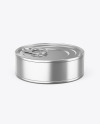 Tin Can With Pull Tab Mockup