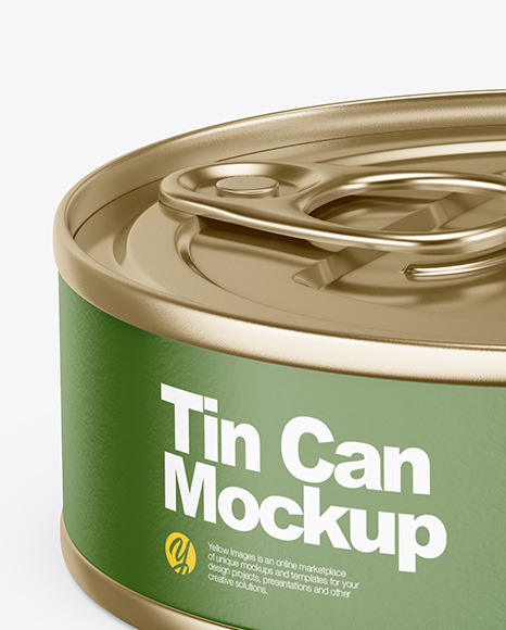 Tin Can With Pull Tab Mockup - Free Download Images High Quality PNG ...