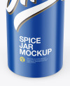 Matte Spice Jar Mockup