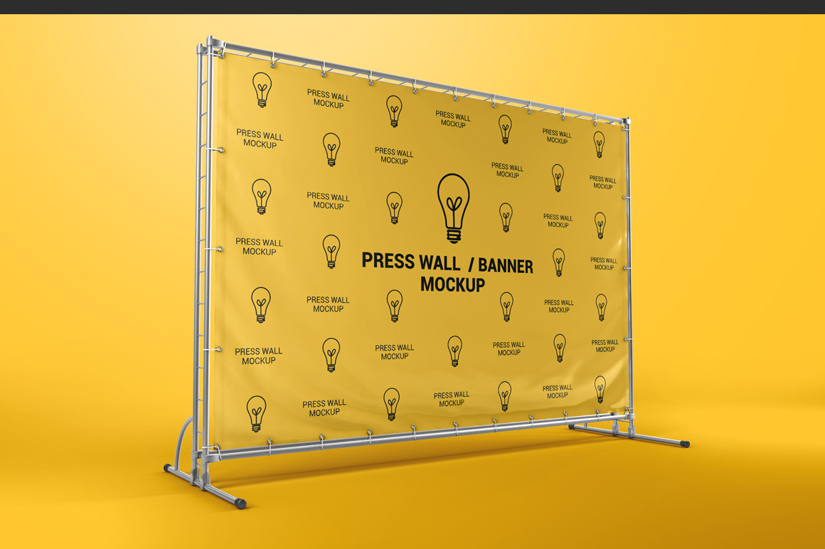 Press Wall / Banner Mockup