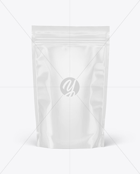 Glossy Stand-up Pouch Mockup