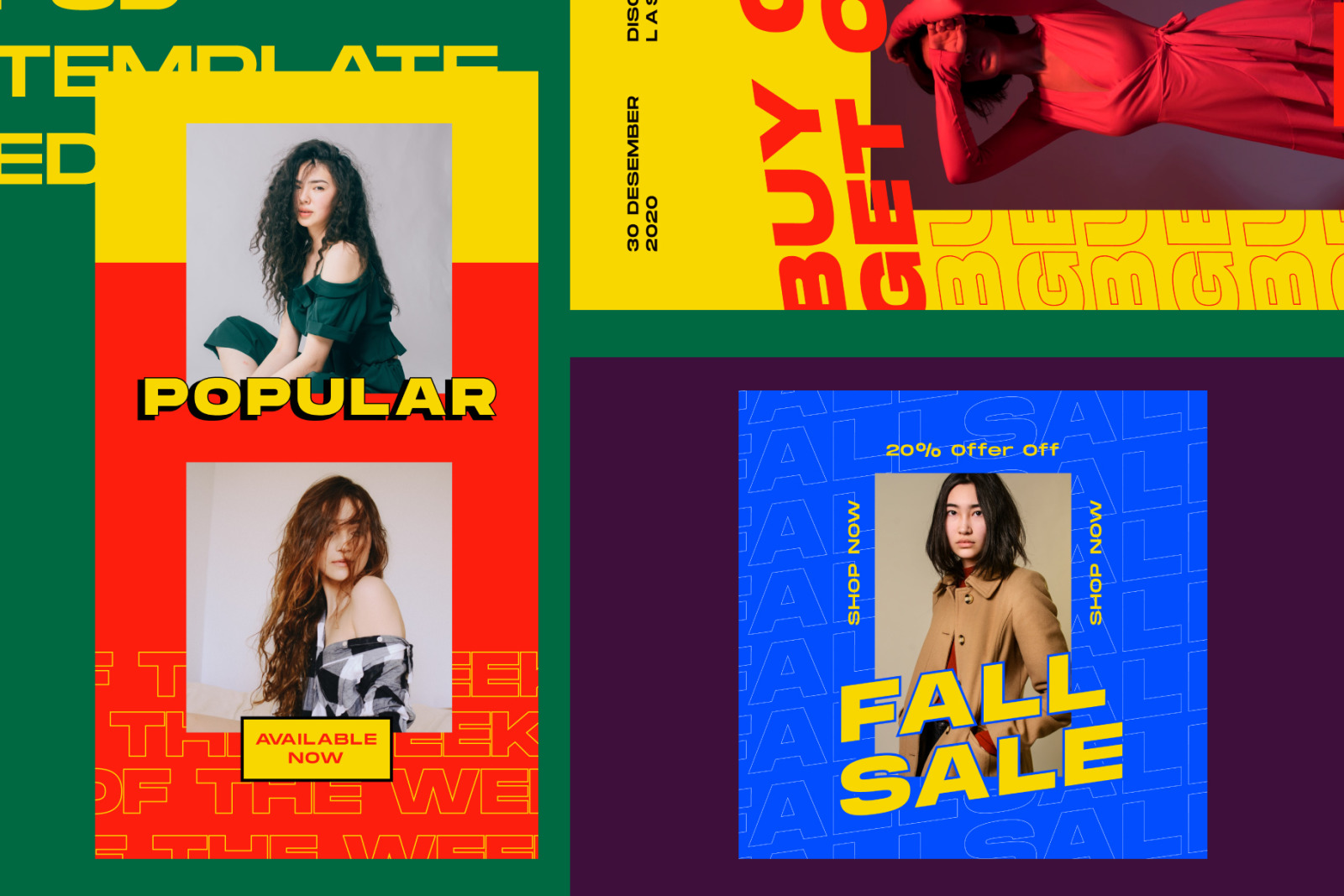 Flash Sale Vol. 2 Instagram Post Stories