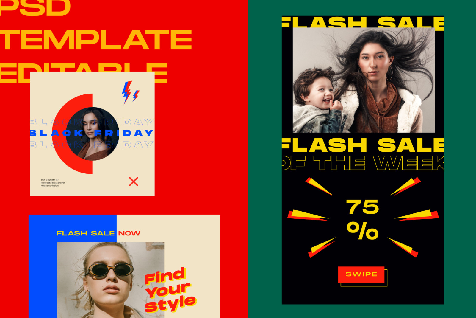 Flash Sale Vol. 2 Instagram Post Stories