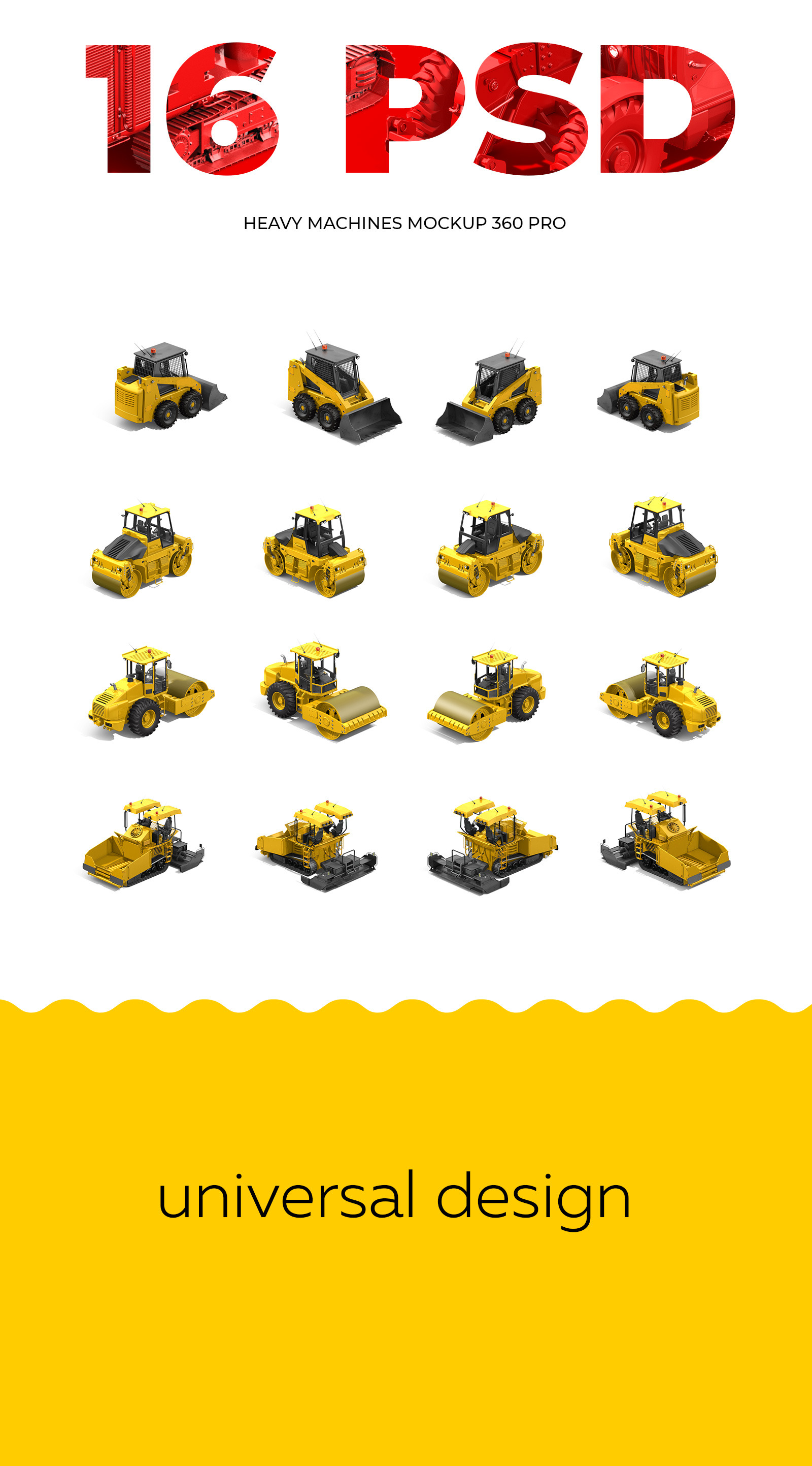PSD Heavy Machines Mockup 360 PRO #05 PSD Heavy Machines Mockup 360 PRO #05