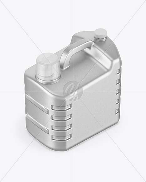 Metallic Jerrycan Mockup