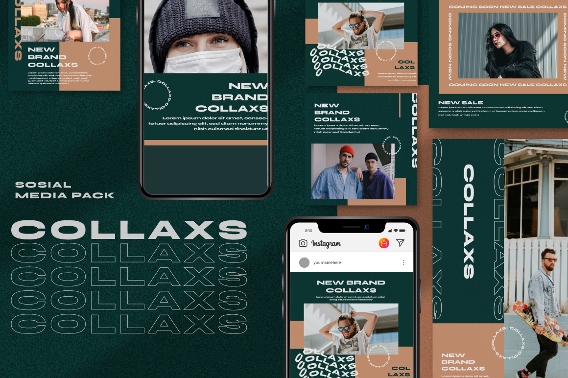 Collaxs Instagram Template