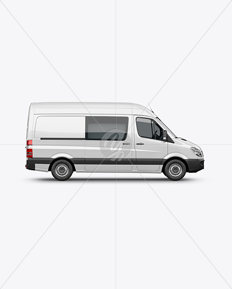 Van Mockup - Side View