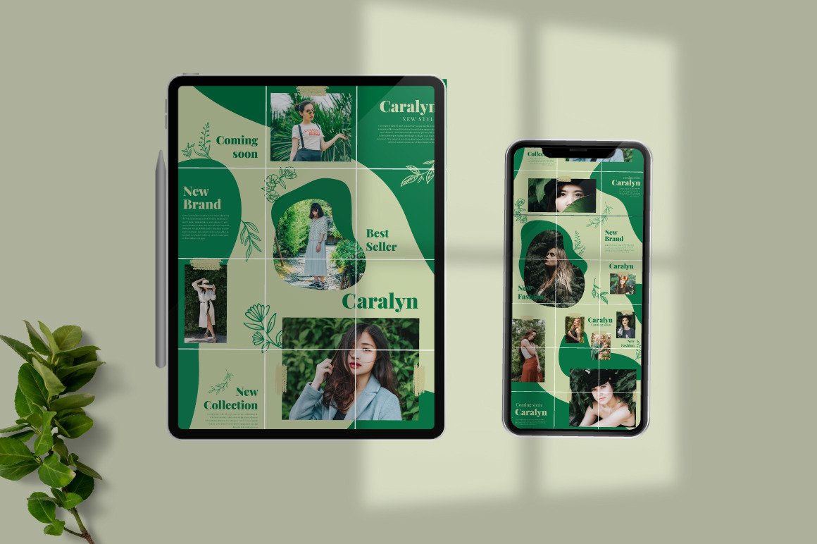 Caralyne Instagram Puzzle Template