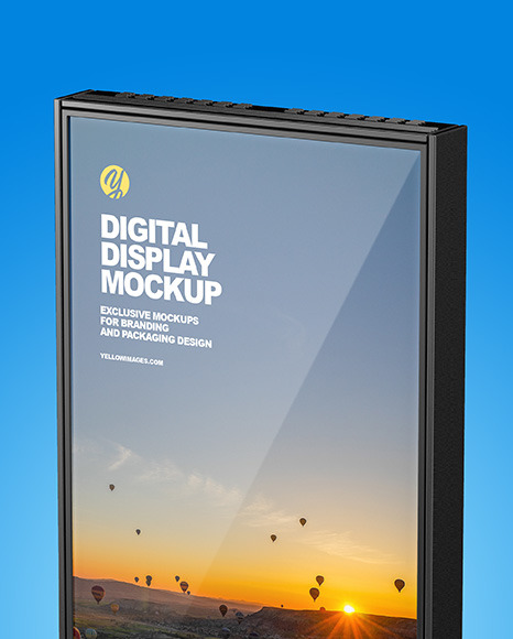 Digital Display Stand Mockup