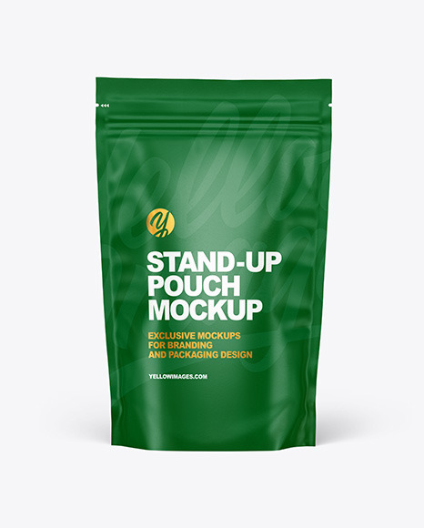 Paper Stand-up Pouch Mockup