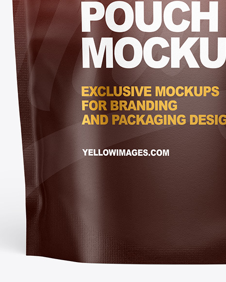 Paper Stand-up Pouch Mockup