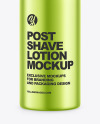 Metallic Post Shave Lotion Mockup