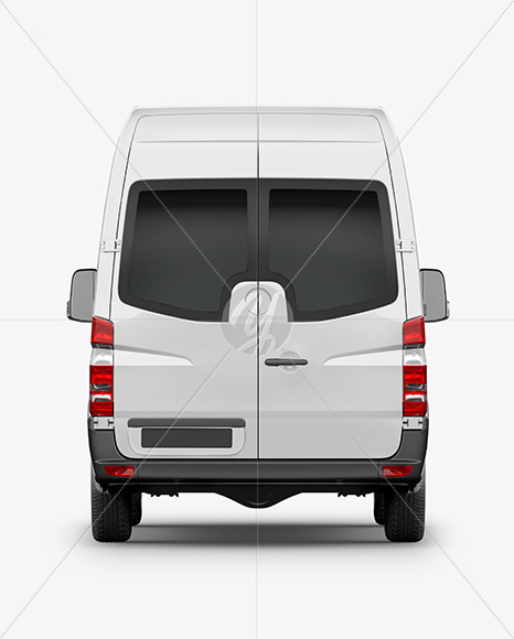 Van Mockup - Back View