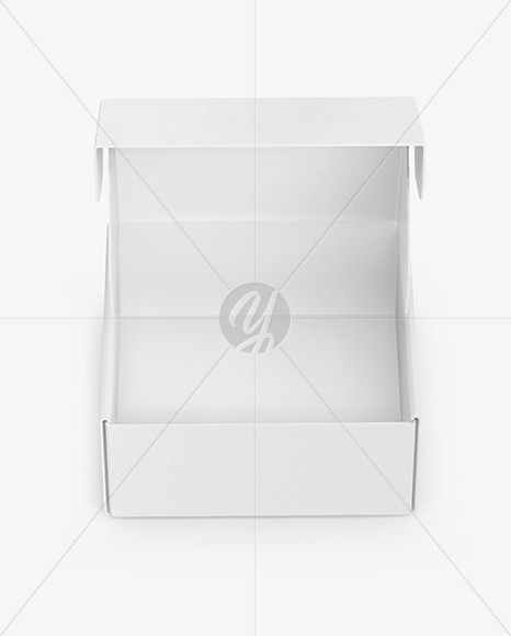 Opened Paper Box Mockup