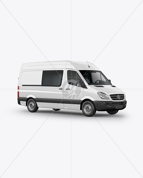 Van Mockup - Half Side View