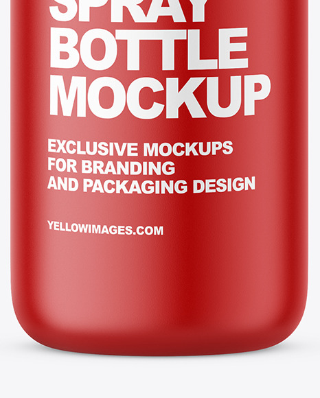 Plastic Spray Bottle Mockup