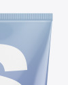 Glossy Cream Tube Mockup