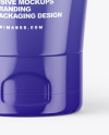 Glossy Cream Tube Mockup