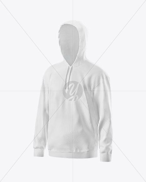 Hoodie Mockup - Half Side View