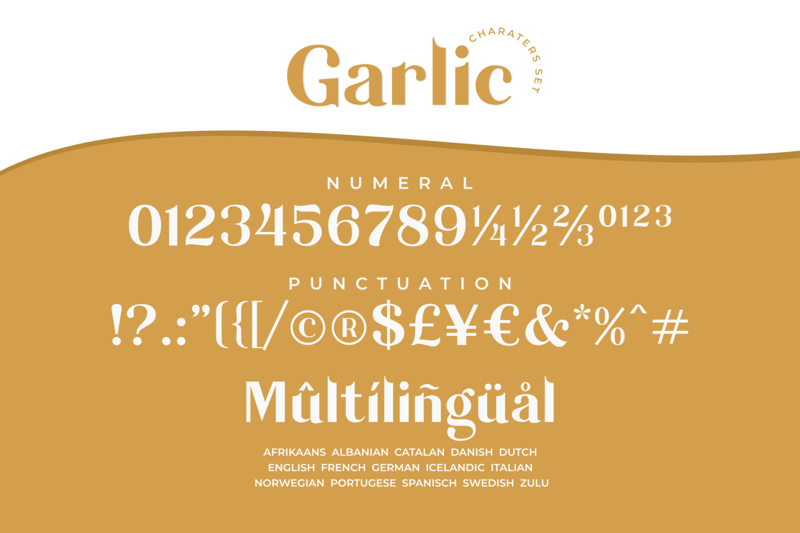 Garlic / Elegant Font Garlic / Elegant Font