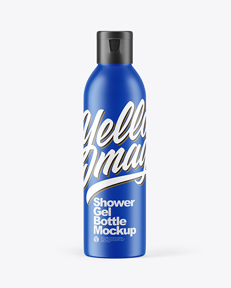 Matte Shower Gel Bottle Mockup