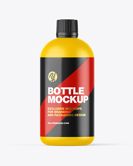 Matte Bottle Mockup