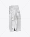 Two Panel Boxing Shorts Mockup - Side View