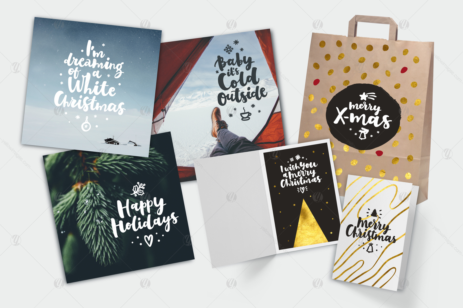 12 Merry Christmas Vector Set 12 Merry Christmas Vector Set