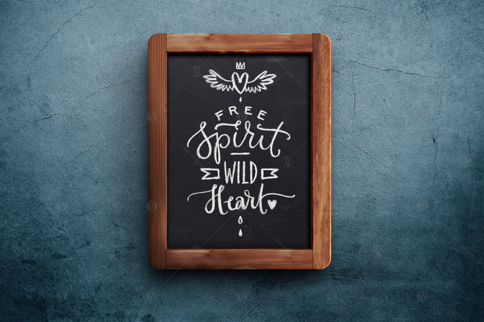 Chalk Lettering Set, Vector Chalk Lettering Set, Vector