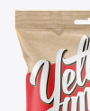 Kraft Snack Package Mockup - Front View