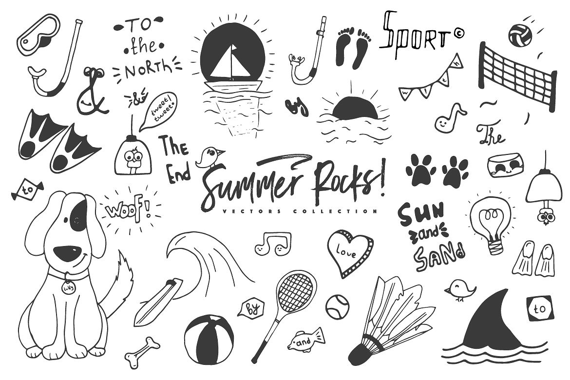 Summer Rocks! Vectors Collection