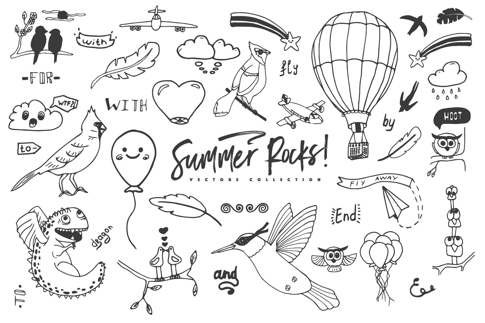 Summer Rocks! Vectors Collection