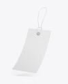 Matte Hang Tag Label Mockup