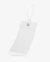 Textured Hang Tag Label Mockup