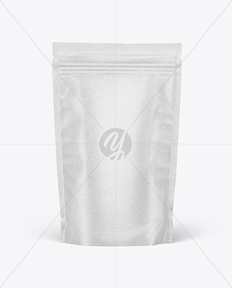 Kraft Paper Stand-up Pouch Mockup