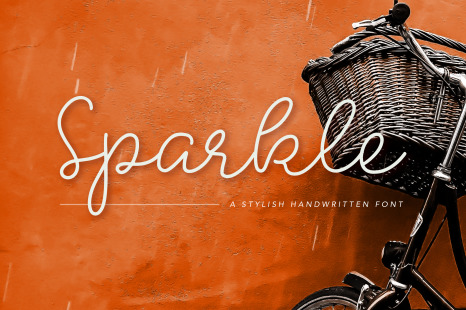 Sparkle Stylish Handwritten Font - Modern handwriting