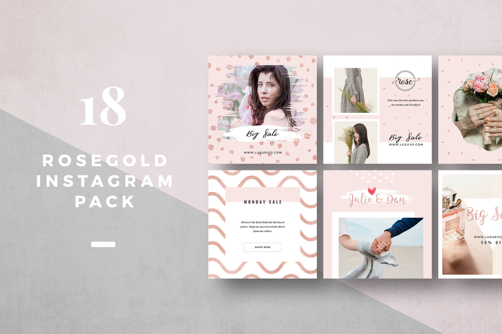 Rosegold Instagram Pack Rosegold Instagram Pack
