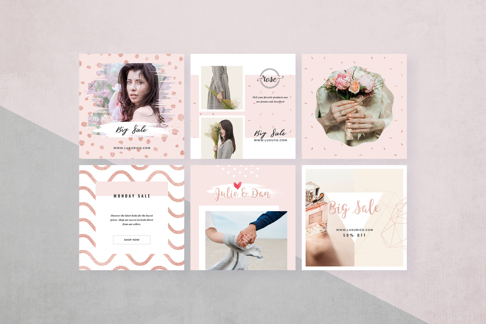 Rosegold Instagram Pack Rosegold Instagram Pack