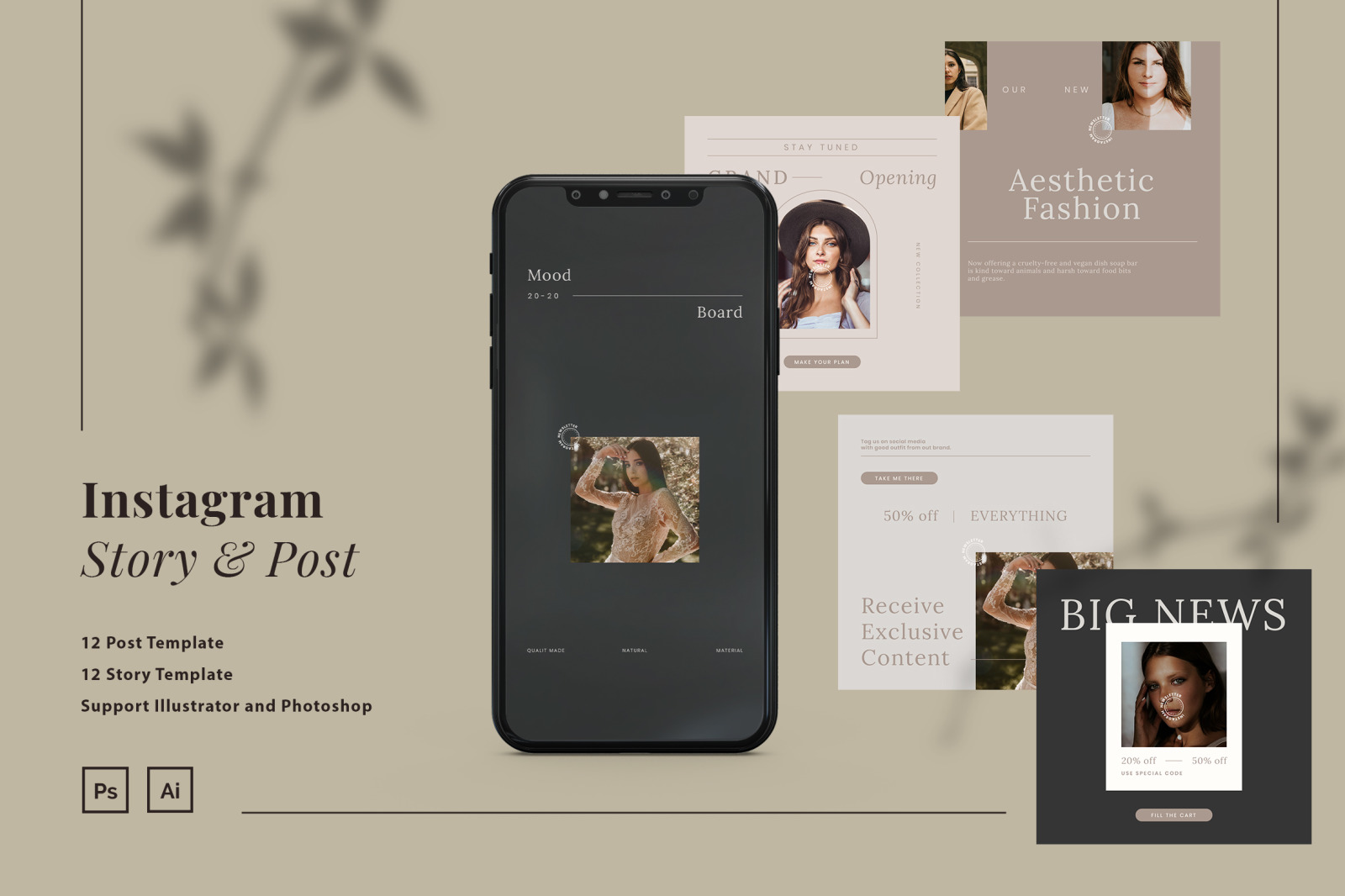 Minimalist Instagram Newsletter Template Minimalist Instagram Newsletter Template
