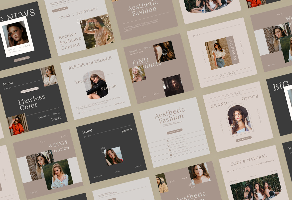 Minimalist Instagram Newsletter Template Minimalist Instagram Newsletter Template
