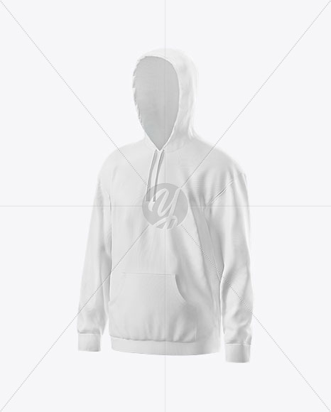 Hoodie Mockup - Half Side View