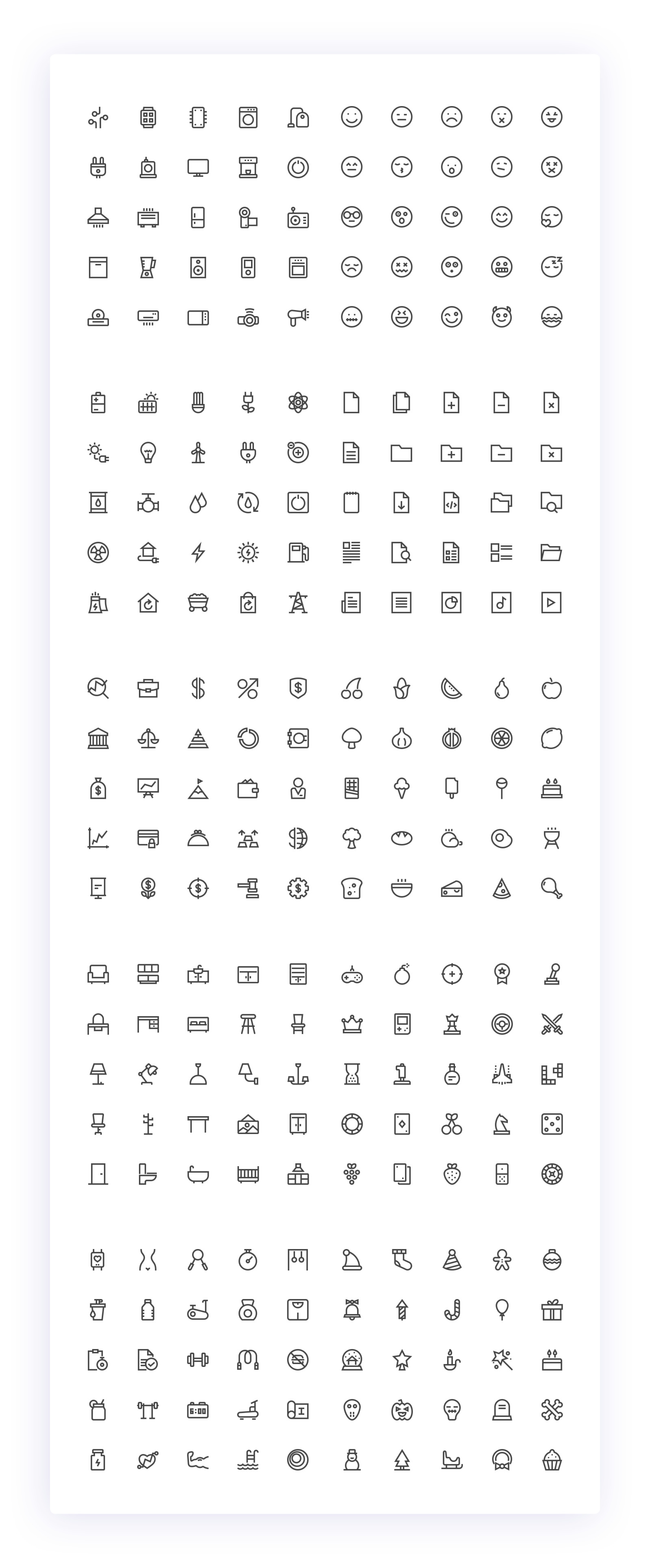 1000+ Minimalist Line Icons