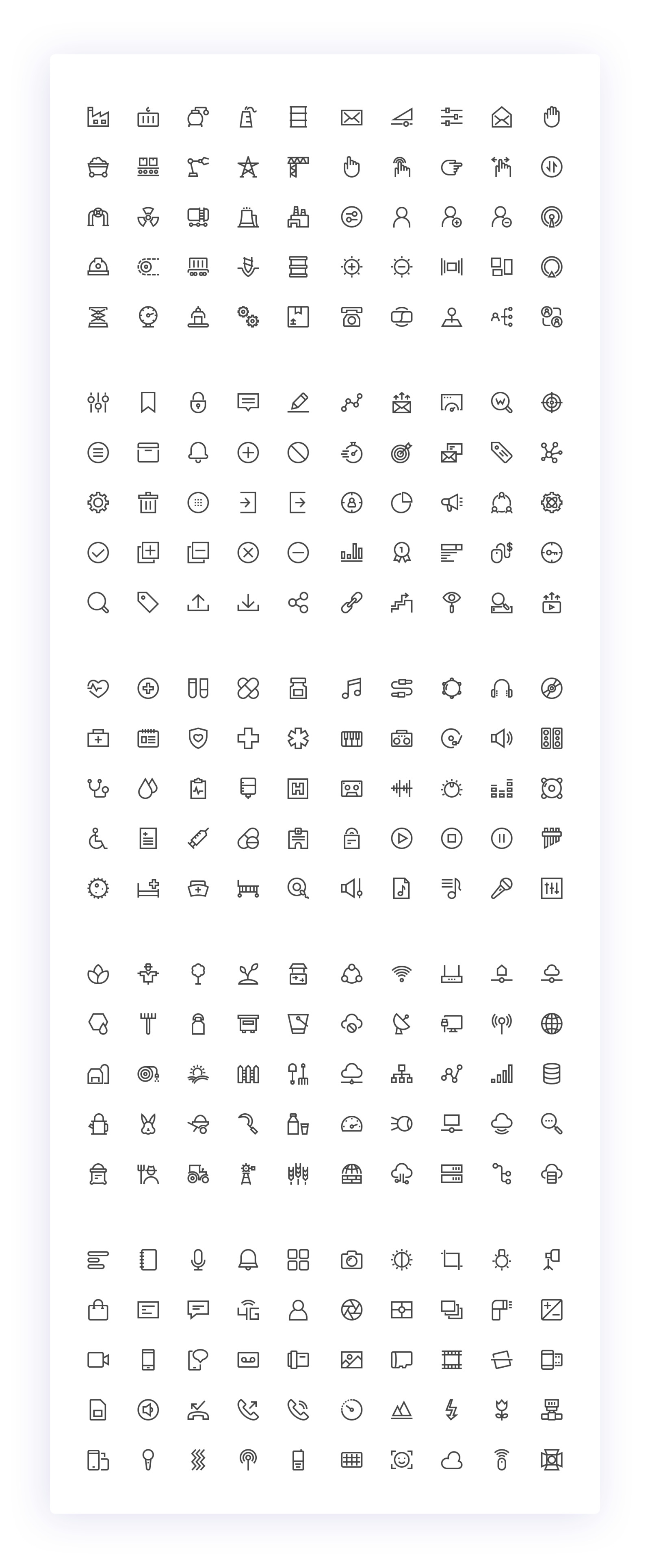 1000+ Minimalist Line Icons