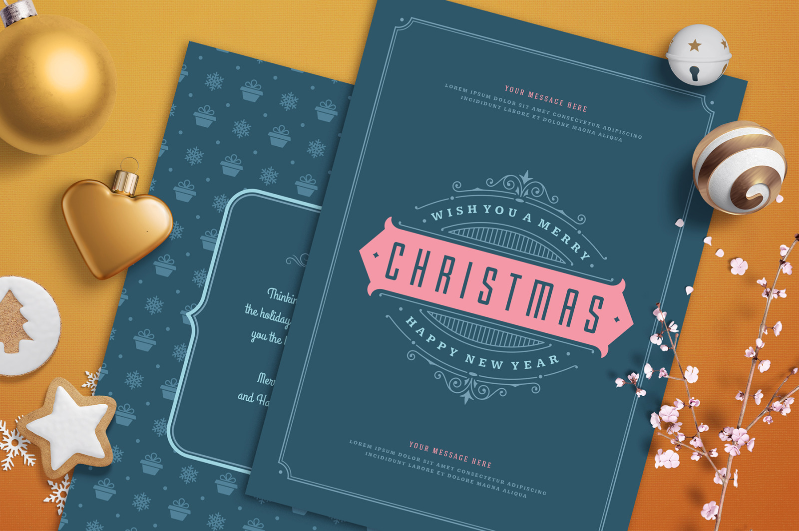 5 Christmas Greeting Cards