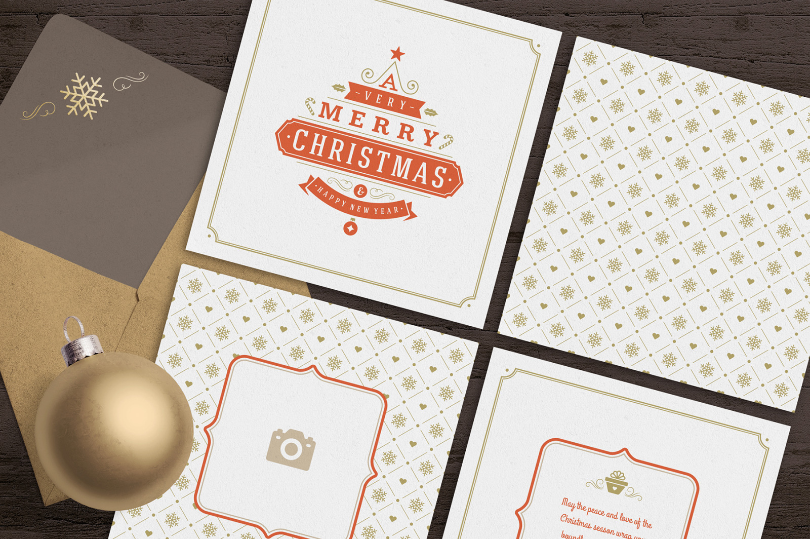 5 Christmas Greeting Cards