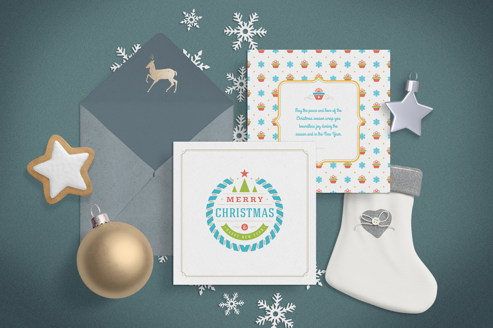 5 Christmas Greeting Cards