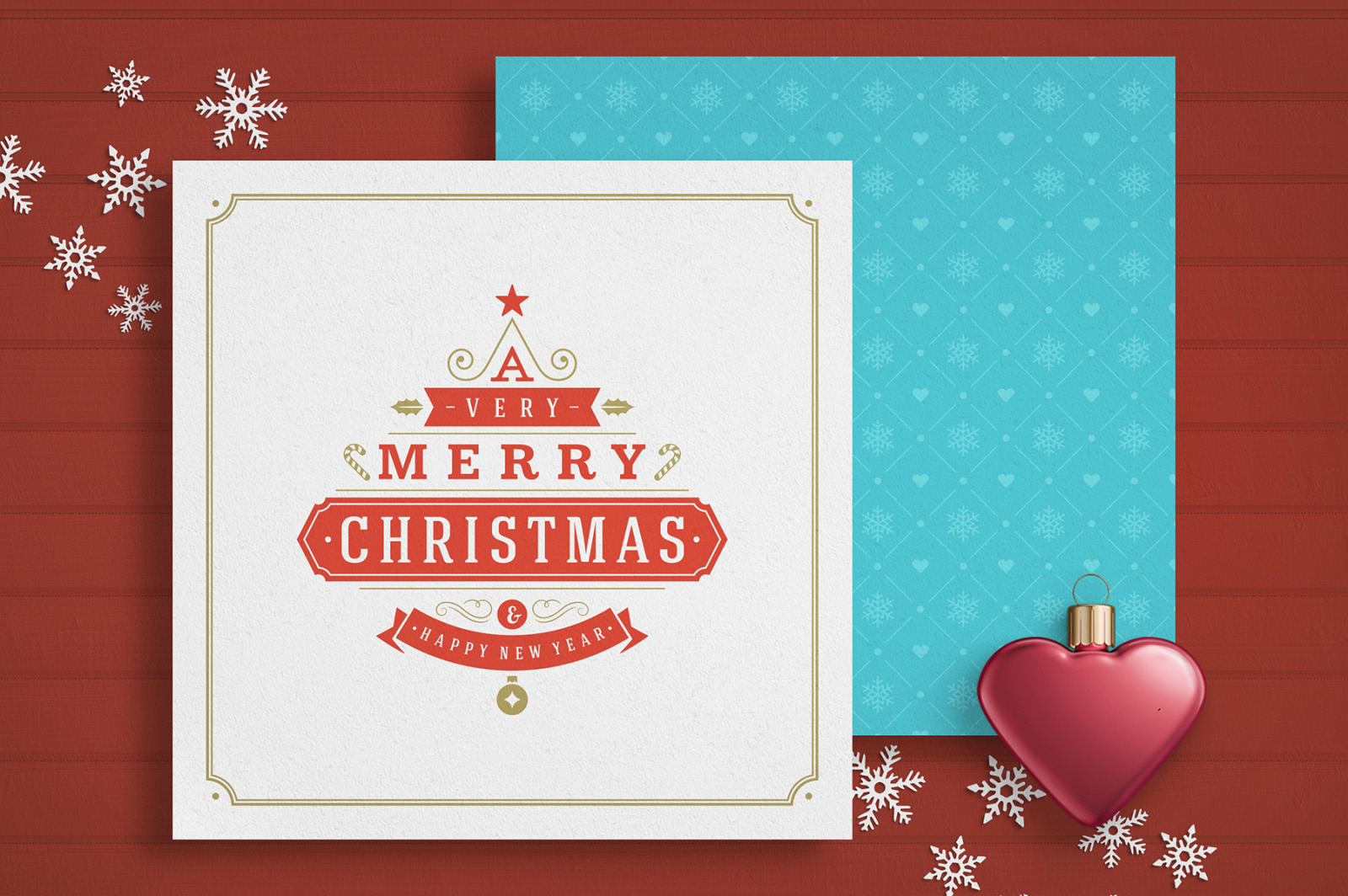 5 Christmas Greeting Cards